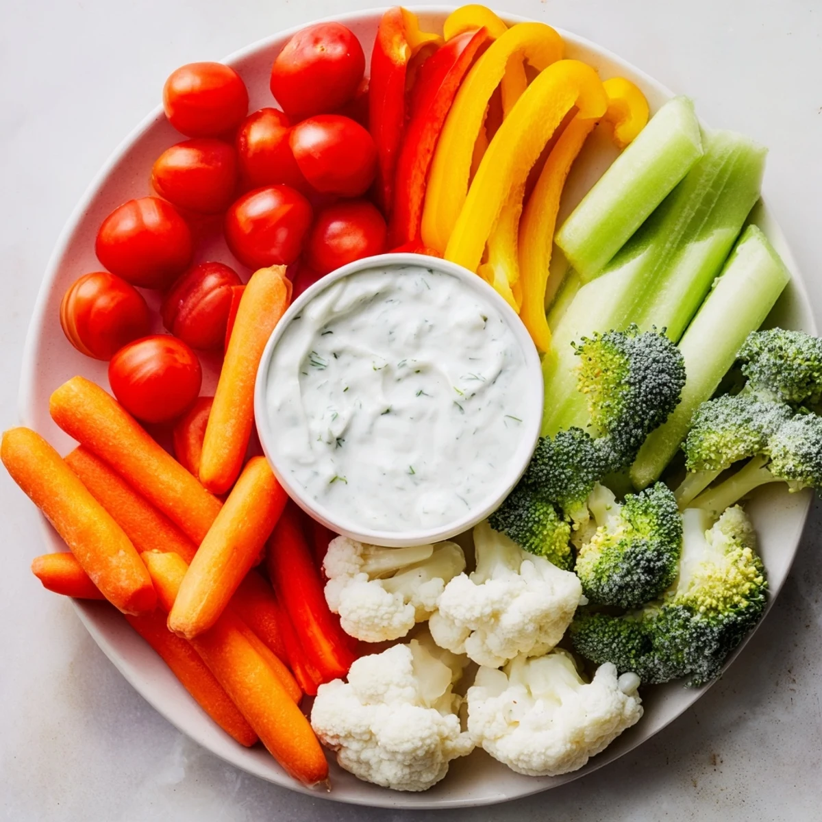 Veggie Tray with Ranch
