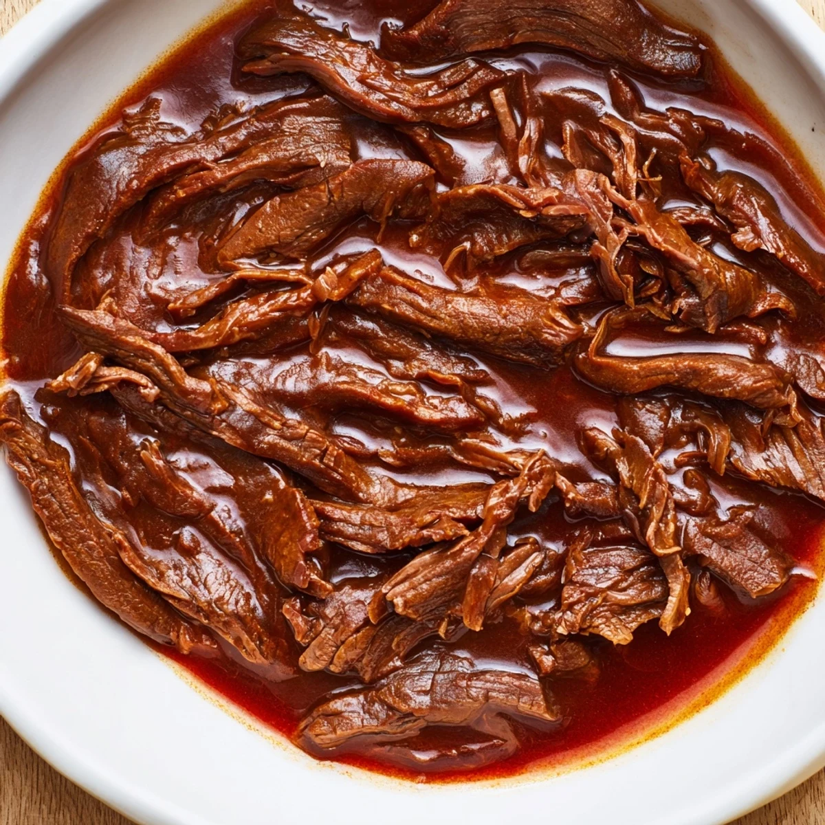 Tender beef coated in a glossy, sweet-and-savory glaze, the Ultimate Slow Cooker Mongolian Beef served with broccoli.