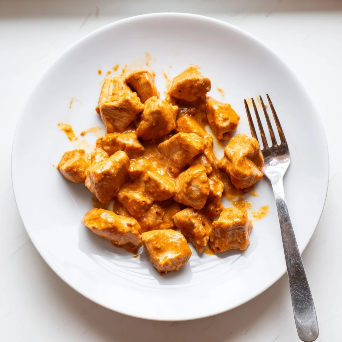 Creamy 5 Ingredient Keto Butter Chicken simmering in a rich, golden sauce with tender chicken pieces ready to serve.