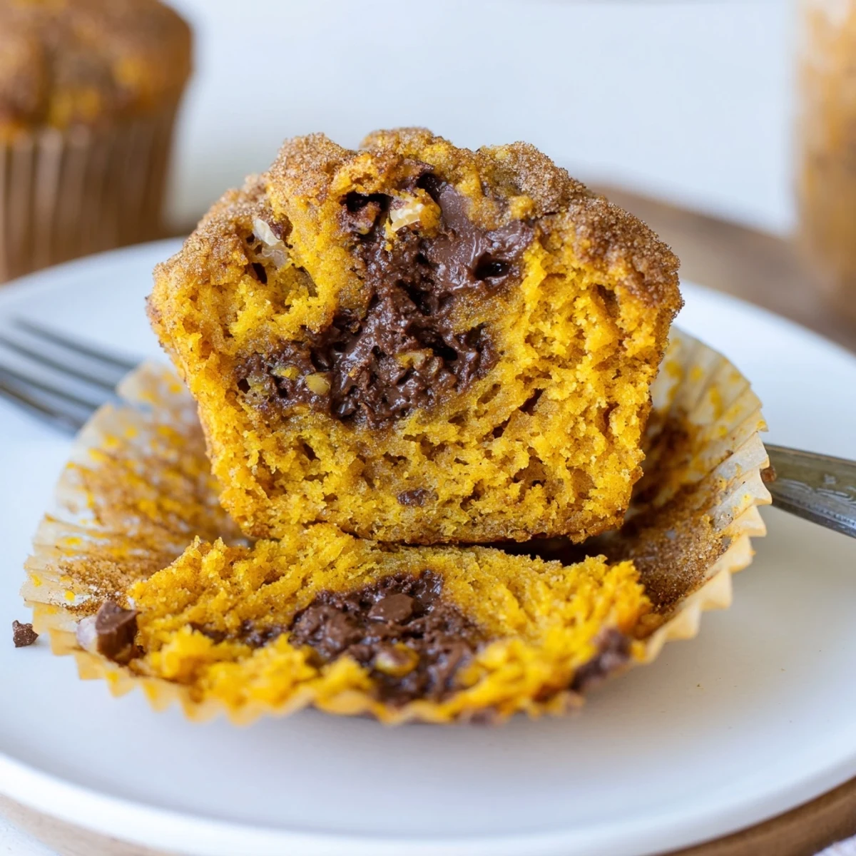Fresh from oven Pumpkin Banana Muffins Recipe served with coffee and butter