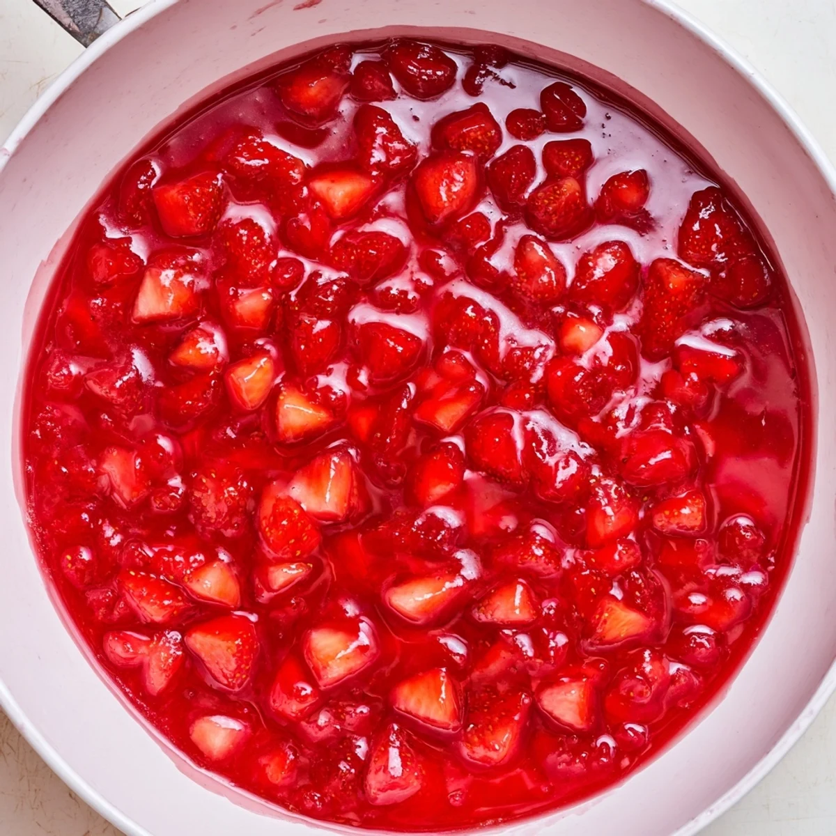 Zesty Strawberry Cake Filling Recipe thick, jewel-toned jam ideal for cupcakes