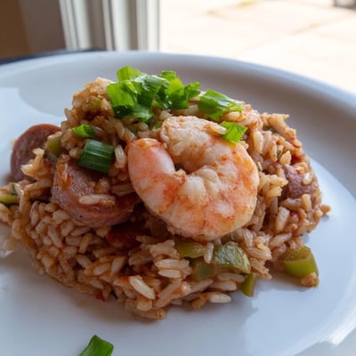Shrimp And Sausage Dirty Rice