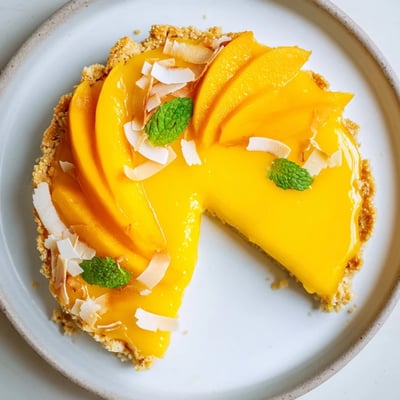 Mango Curd Tart