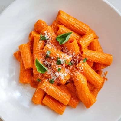 Roasted Red Pepper Pantry Pasta