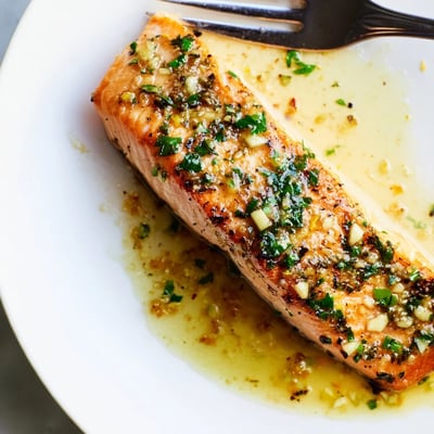 Pan-Seared Garlic Butter Salmon