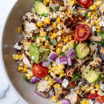 High Protein Chicken Street Corn